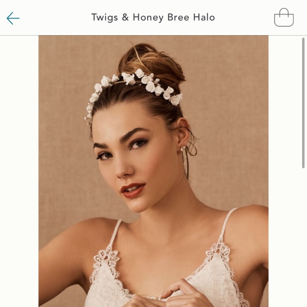 BHLDN Twigs & Honey Bree Halo